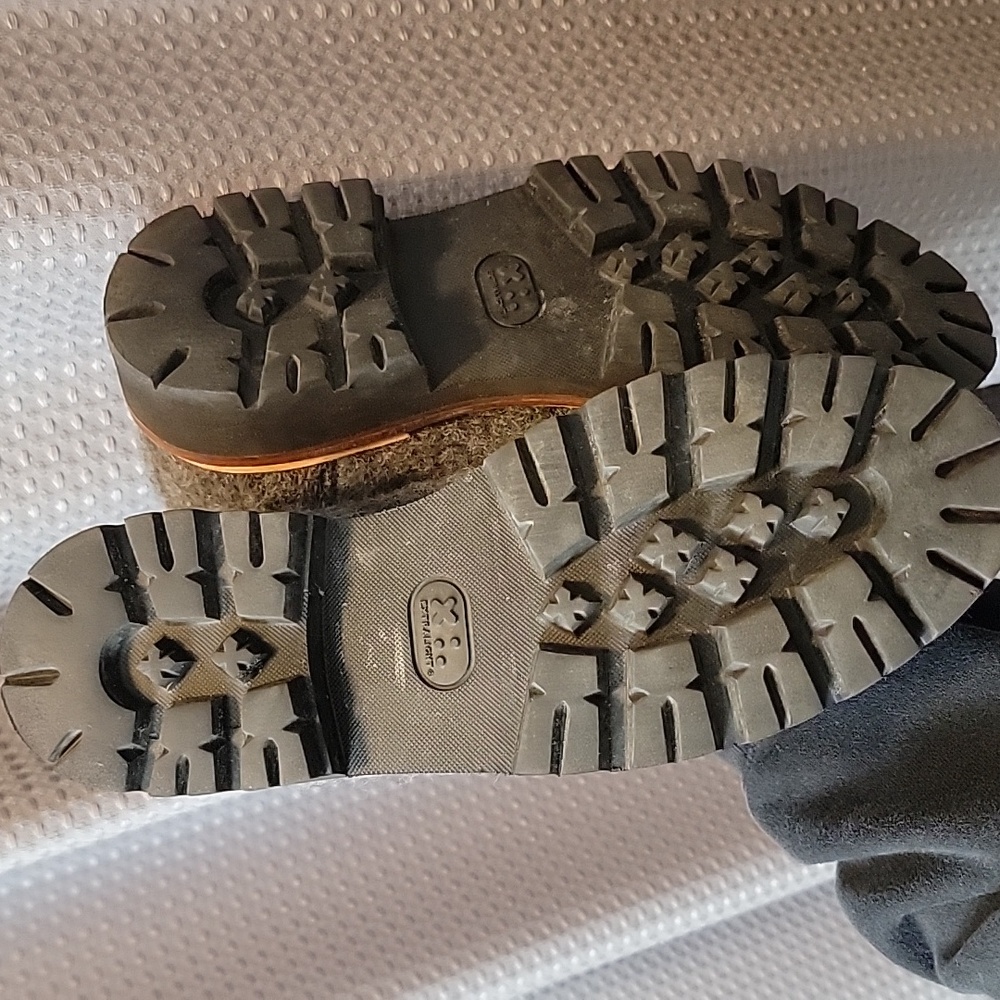 Grenson Women's Nanette Gray Lug Sole Felted Combat & Lace-up Boots UK 5 US 7.5 - Picture 6 of 9